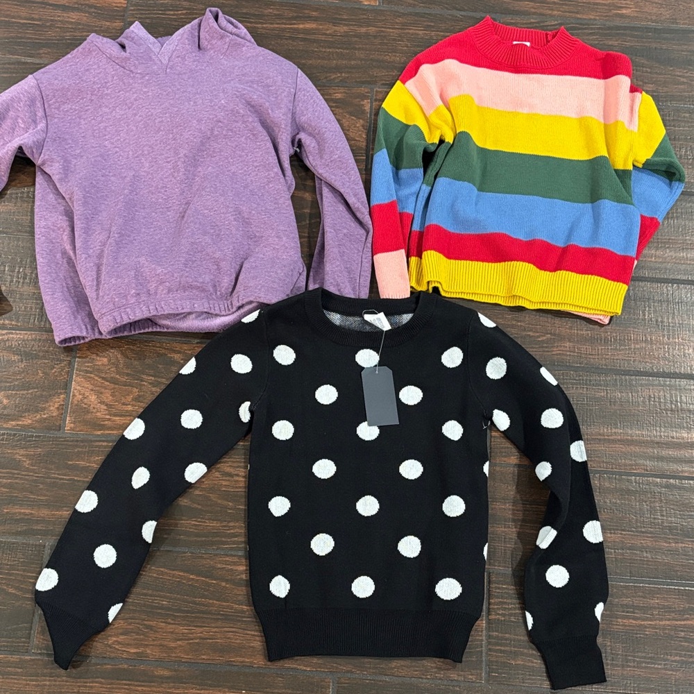 Bundle of Sweater size 8/10